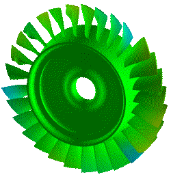 Vibration of a mistuned bladed disk